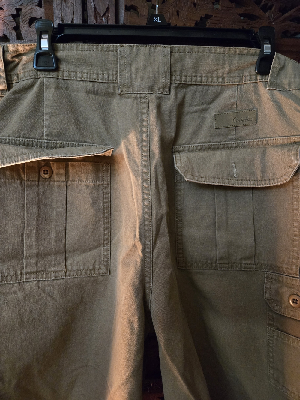 Men's Cargo Shorts in Khaki - Cabela - Picture 9 of 10